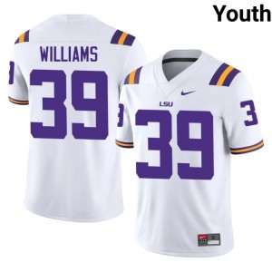 Lavonte Williams #39 LSU White Youth Stitch Jersey | Iconic High School Football Merch B80mYN27